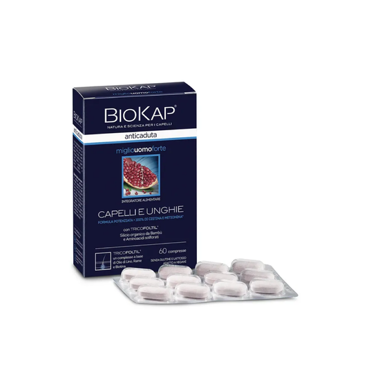 BioKap® Anticaduta Miglio Uomo Forte hiusvitamiini miehille